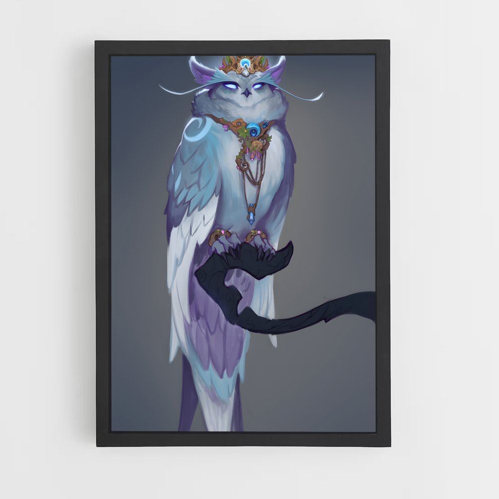 Poster Le Hibou Couronné – affiche World of Warcraft (vue 2)